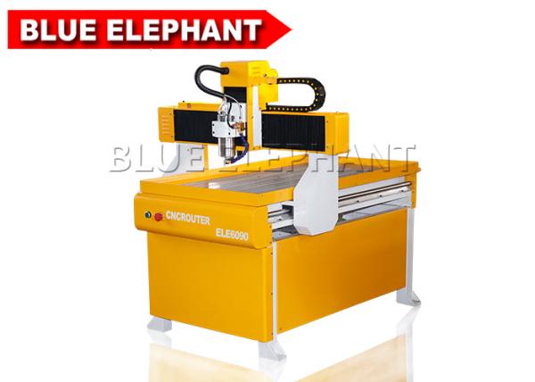 Cheap Portable 4 Axis 6090 Mini Cnc Pcb Router / Math3 Cnc Controller Router With Rotary Device for sale