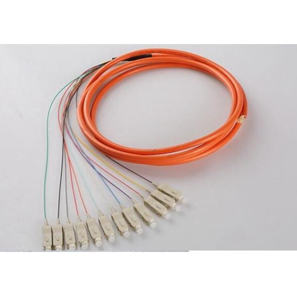 heat shrinkable tube 4, 6, 8, 12, 24, 48 SC SM color customized available Fiber Optic Pigtail