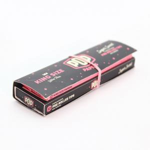 China Flavored Smoking Rolling Paper Booklet With Flavored Bead 100% Natural 1 1/4 Size on sale