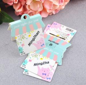 China UV Printing Packaging Header Cards Customized pattern With Hole on sale