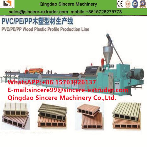 Wood Plastic WPC UPVC Window Profile Extrusion Machine for Wallboard Profiles