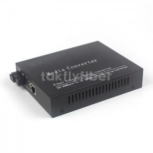 Quality 10KM To 120KM 10/100M SC Single Fiber Media Converter For Ethernet Network wholesale