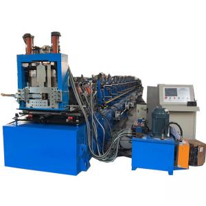 China 19 Roller Station CZ Purlin Roll Forming Machine Servo Motor Powered on sale