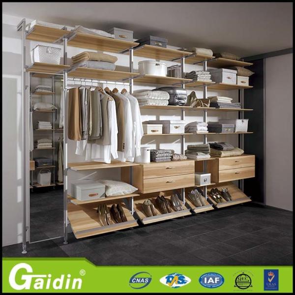 made in China high quality pole system diy walk in wardrobe modern furniture design bedroom furniture wardrobe closet