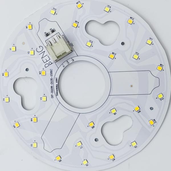 ERP Rosh LED Modules 5CCT 12W/18W/24W DIP Switch Ceiling Light Fan With Witch Power Replaces LED Module