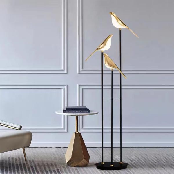 Modern Luxury Gold Table Lamp For Hotel Home Living Room Decoration Desk Light With Bird Shape