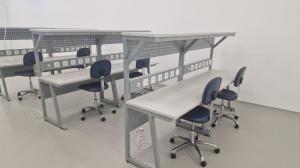Quality Customized Adjustable Industrial ESD Workbench For Electronics Assembly Lab Heavy Duty Work Table wholesale