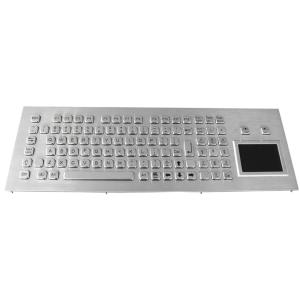IP65 Waterproof Industrial Panel Mount Stainless Steel KVM Keyboard With