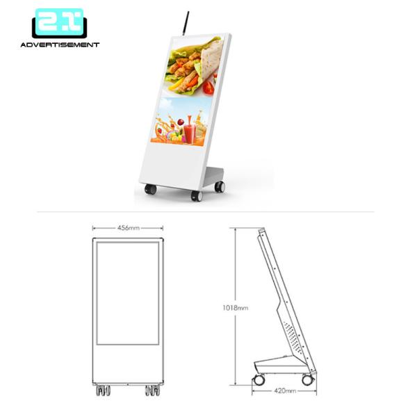 43" Digital Poster Menu Board Retail Digital Signage LCD Display