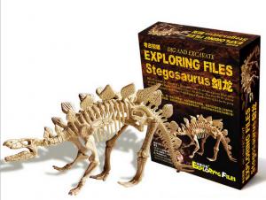 China DIY test series of ancient mining model dinosaur toy model wholesale on sale