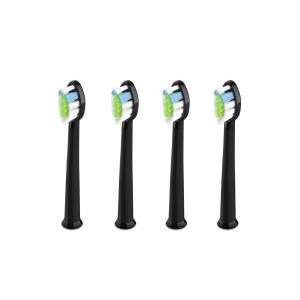 China Black Oral Care Electric Toothbrush Replacement Heads OEM ISO13485 on sale