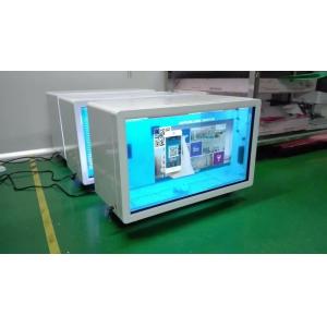 Vertical Transparent Touch Screen , Android Windows USB Input Transparent Lcd