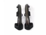 ‎Textured Side Rear View Mirror With LED Light Turn Signal Side Mirror