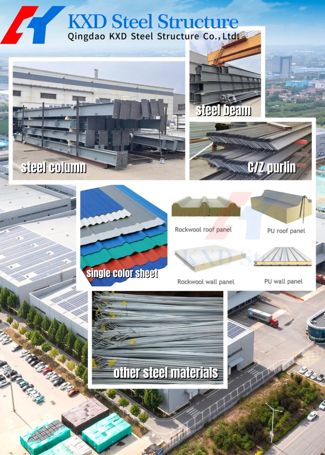 Prefabricated Engineered Light Steel Structure Industrial Manufacturing Services Warehouse