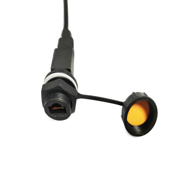 Cheap M20 Screw Type Waterproof IP67 RJ45 Connector Data Signal Secure Network Aviation Plug for sale