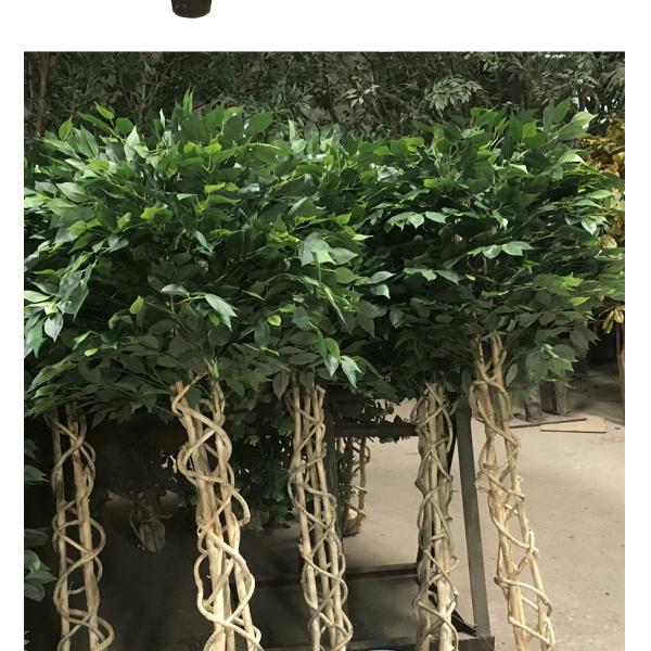 Indoor Office Hotel Store Artificial Potting Banyan Ficus Tree Wholesale Price Factory For Shopping Mall