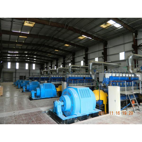 60MW Electric Station Heavy Fuel Oil Power Plant 3 Phase Diesel Engine