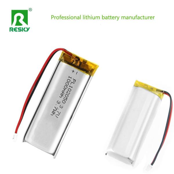 Power Lithium Battery Cell 102050 3.7v 1000mAh Rechargeable Lithium Polymer Battery Cell