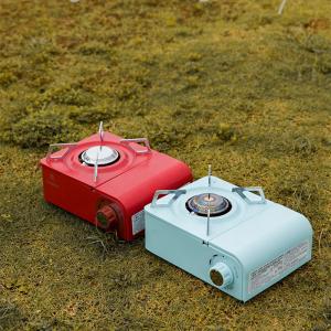 Quality Picnic Camping Portable Butane Gas Stove 2.5kw Red Light Blue wholesale