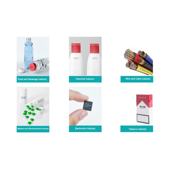 High Speed Industrial Online Inkjet Printer Touch Screen 300DPI For QR Code And Barcode