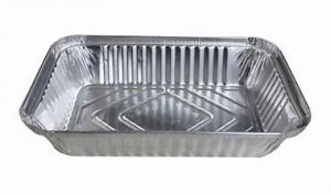 Quality 800ml 0.03mm Parcel Aluminum Silver Foil  Disposable Food Containers wholesale