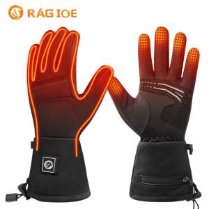 Thin Style Electric Thermal Heated Winter Gloves Outdoor Climbing Battery Operated Mittens with Three Heat Settings