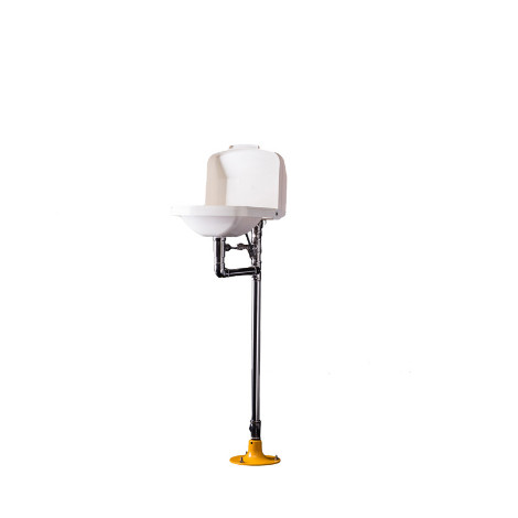 Quality Standard Version Vertical Eyewash Station With White Linkage Flip Flop wholesale