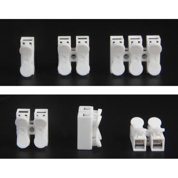 1 Pole Quick Wire Connector Terminal Block Spring Connector LED Strip Lighting