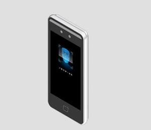 Quality 5.5inch AI Thermometer Attendance Machine System Terminal Access Control Thermal Scanner 3d Face Recognition wholesale