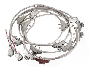 Quality 2000mm Length Machine Tool Industrial Wire Harness DB9 Serial Interface Harness wholesale