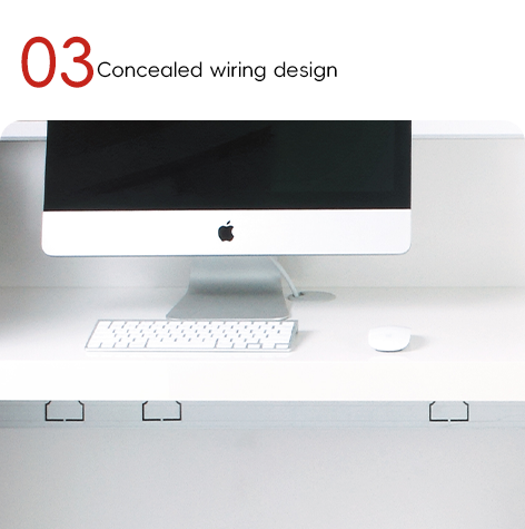 Modern and Contemporary Office Furniture Reception Desk in silver Support customization and white with Myidea Furniture