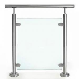 Quality 316 Bar Railing Post For Exterior Stair Balustrade Glass Balcony Porch Railing wholesale
