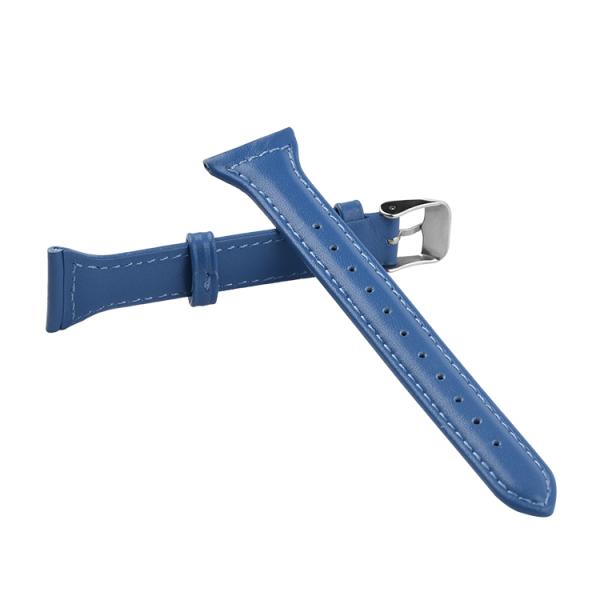 OEM Genuine Leather Watch Strap , 22mm Leather Watch Band Custom Shape