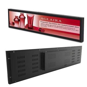Metro Wide Stretched Touch Screen LCD Shelf Display