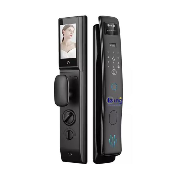 Cheap S958Max 3D Face Lock Tuya Wifi With Video Intercom Lock Fingerprint Card Key Code Smart Lock for sale