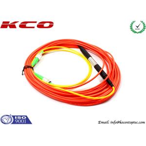 China FC/APC to FC/APC Single Mode Fiber Patch Cable Simplex / Mode Conditioning Fiber Optic Patch Cord on sale