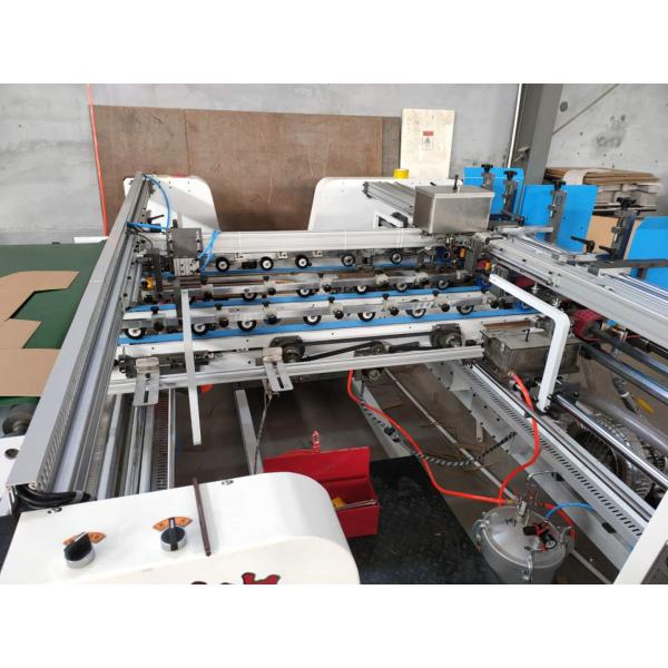 CE Automatic Corrugated Carton Folder Gluer Machine For Cardboard Box Folding Gluing