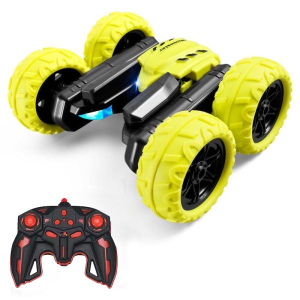High Speed LED Lights RC Car Newest Double Sided Drift Stunt Car with Remote Control and Electric Power Source