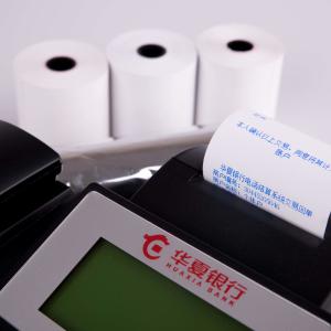 Buy cheap BPA Free 45GSM Shipping Label Thermal Paper Jumbo Roll 54um from wholesalers