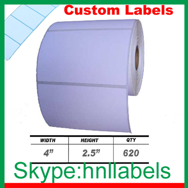 Quality 4x2.5-inch Direct Thermal Label Rolls for Zebra/ Eltron Thermal Printers wholesale