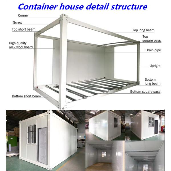 Detachable 20ft 40ft Container House Modular Detach Container Home Portable Prefabricated