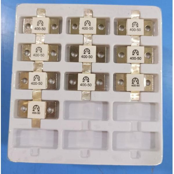 250 Watt 100 Ohms RF Termination Resistor with Copper Nickel Plated Heat Sink for 0~1.5GHZ Frequency and -55~+125℃ Temperature Range