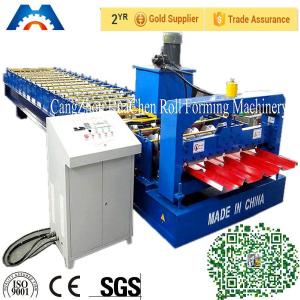 Quality Corrugated Sheet Metal Roofing Roll Forming Machine Computer Control wholesale