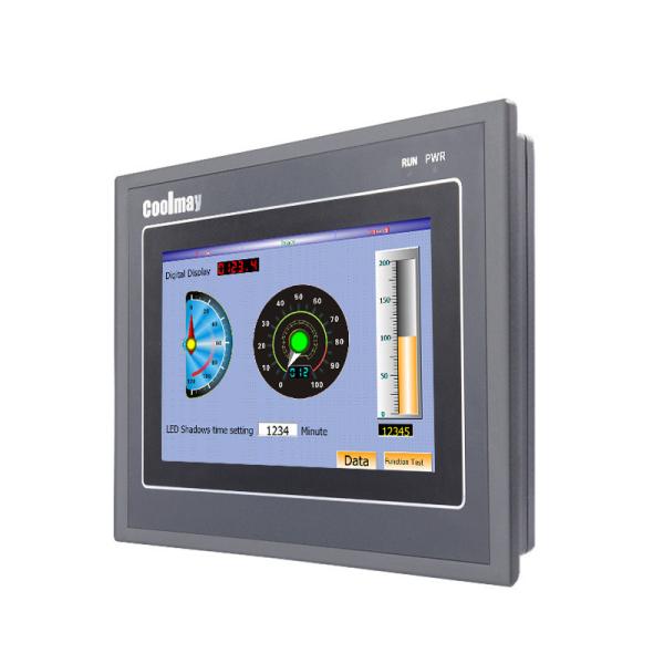 800*480 Pixels PLC HMI All In One RS232 Touch Screen Passive NPN Input Ethernet