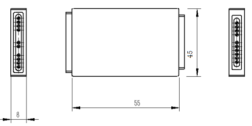 High Density CCWDM MUX CWDM Multiplexer 10 Channel To 18CH CCWDM