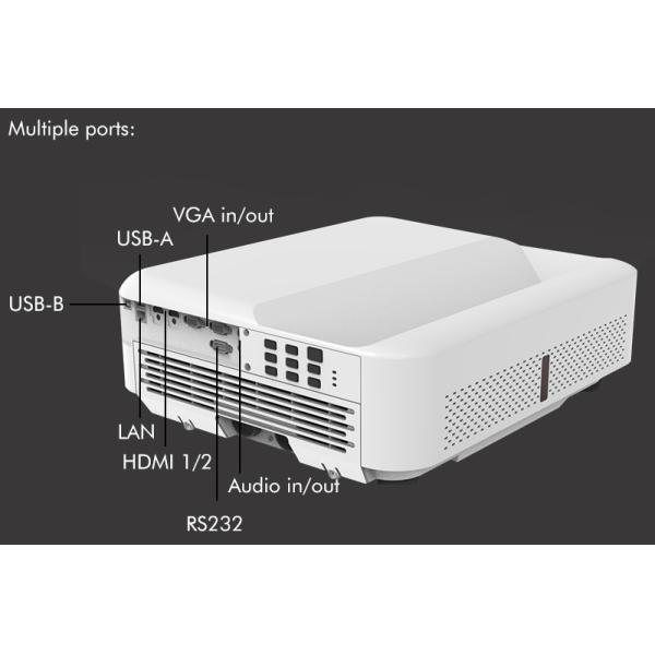 3800 Lumens 3LCD UST Laser Projector For Bright Clear And Detailed Images