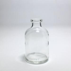 Quality 200ml Clear Molded Glass Vial Type I II III Rubber Stoppered Reagent Bottles wholesale