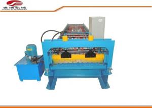 Blue Color Steel Trapezoidal Sheet Roll Forming Machine Export to Indonesia