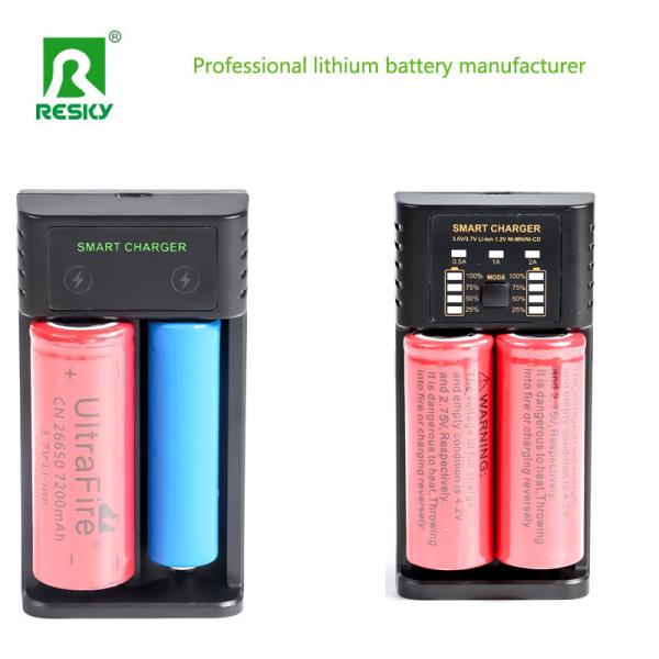 Rechargeable USB Battery Charger 5V 2A 4 Slots For 3.7V 1.2V Battery