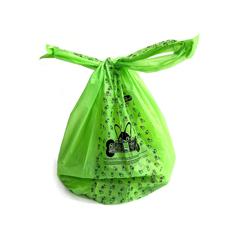 Compostable Pet Poop Bags for Sustainable Pet Cleanup Outdoors Pet Garbage Bag